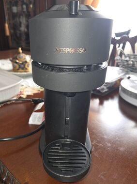 Nespresso Vertuo Coffee Machine - Black with Gold Logo